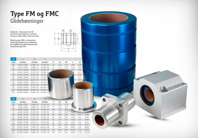 Glidebøsninger & lejeblokke