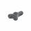 E+G Wing nut, black cover