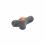 E+G Wing nut, orange cover