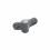 E+G Wing nut, gray cover
