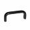 E+G U-handle, Black, Antimicrobial