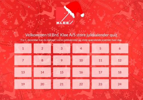 Vores store julekonkurrence på klee.dk er nu online! 
